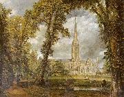 John Constable Salisbury Cathedral by John Constable oil on canvas